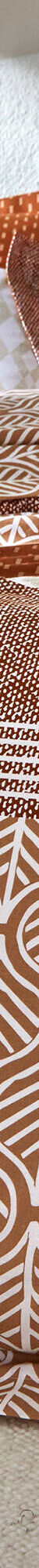 Linge de lit Tommy imprimé géométrique - coton (caramel) Linge de lit Tommy imprimé géométrique - coton (caramel)